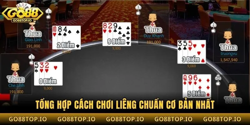 Tổng hợp cách chơi Liêng chuẩn cơ bản nhất