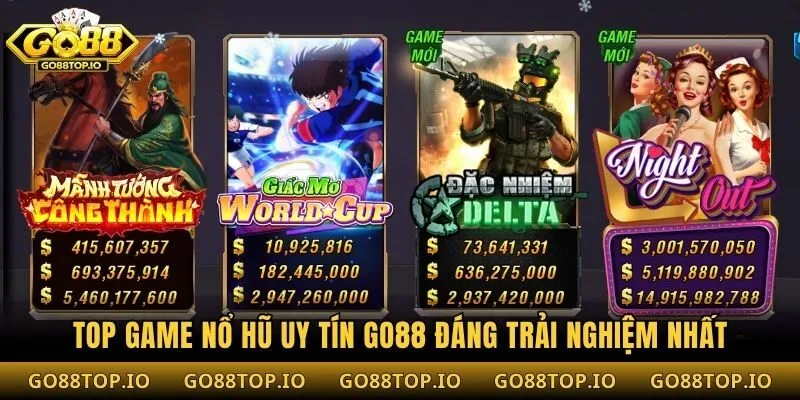 Top game nổ hũ uy tín Go88 đáng trải nghiệm nhất